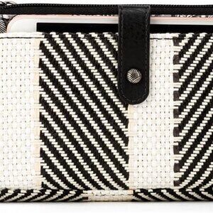 Woven Large Smartphone Crossbody Bag